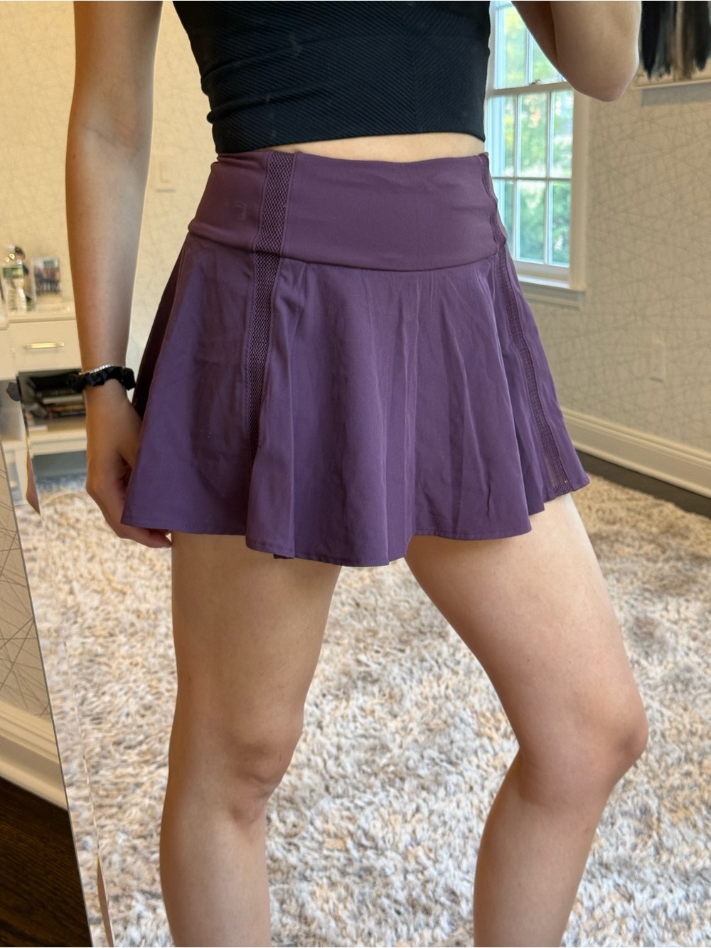 CRZ YOGA Plum Purple Athletic Skort